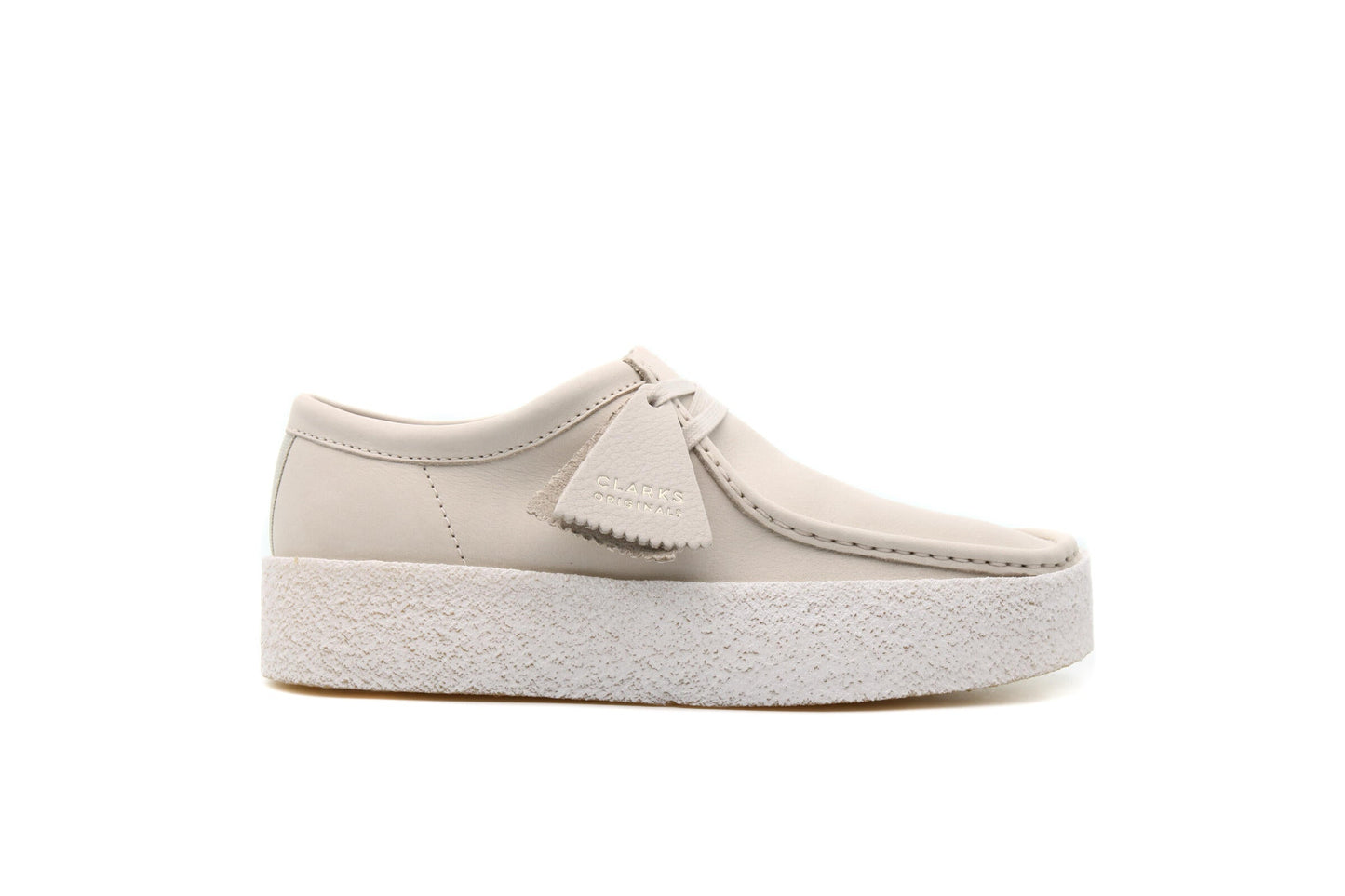 Exclusive Clarks Originals WALLABEE CUP "WHITE" — 3 — Front View