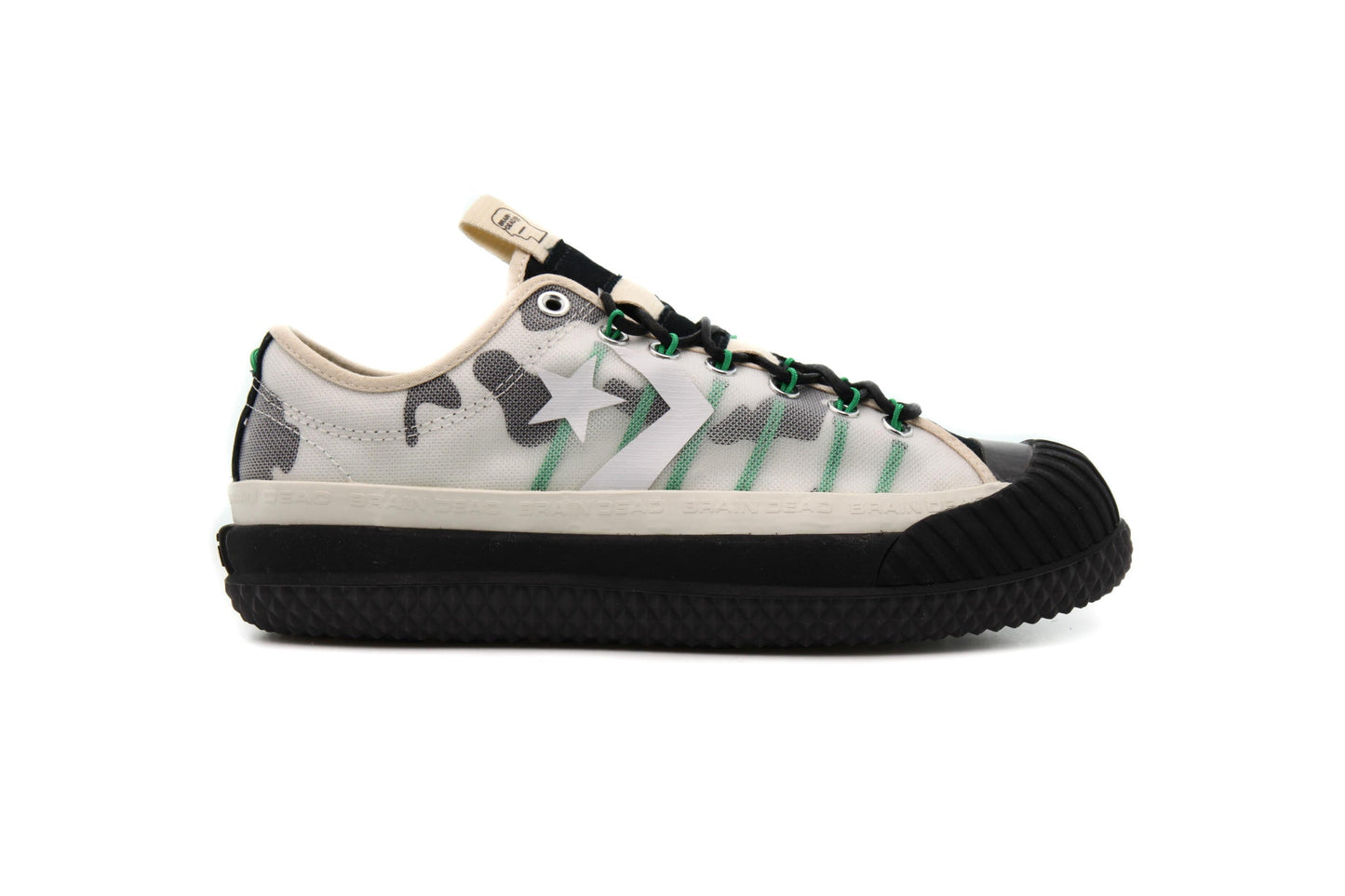 Exclusive Converse x BRAIN DEAD BOSEY BOOT OX "NATURAL" — 3 — Front View