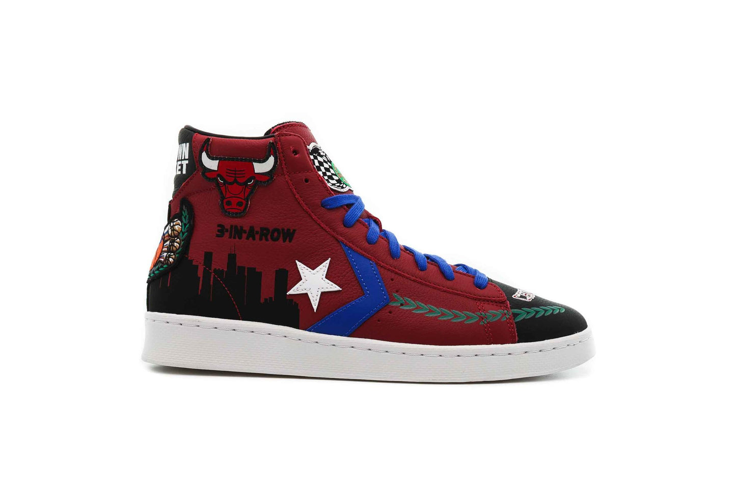 Exclusive Converse x CTM x NBA x JEFF HAMILTON PRO LEATHER HI — 3 — Front View