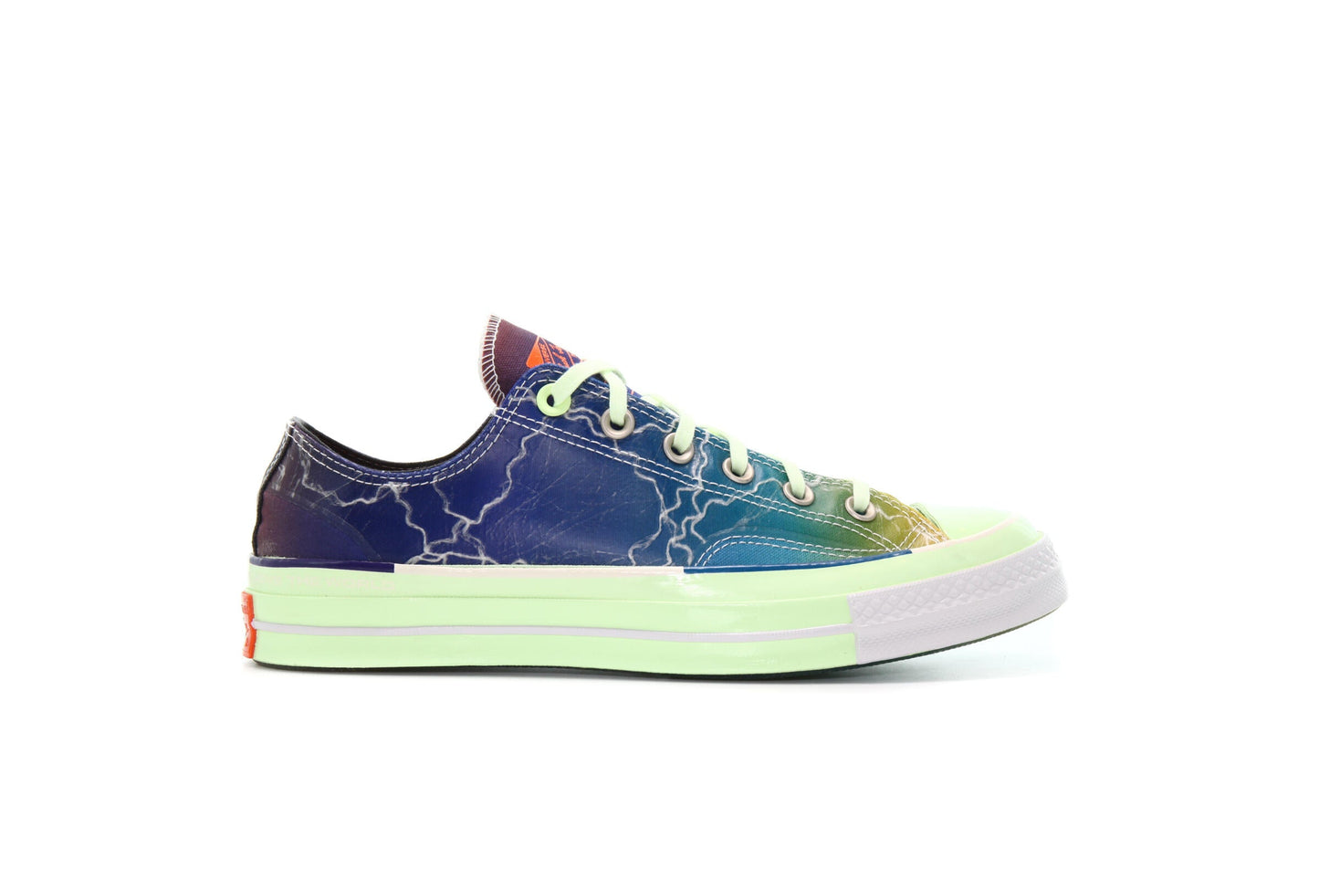 Exclusive Converse x Pigalle Chuck 70' OX "Multicolor" — 3 — Front View