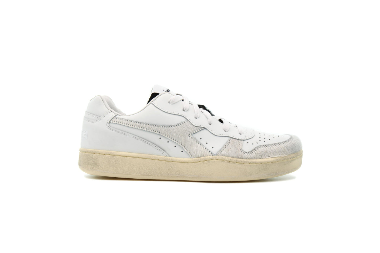 Exclusive Diadora x PAURA MI BASKET LOW HORSY "BLACK" — 1.5 — Front View