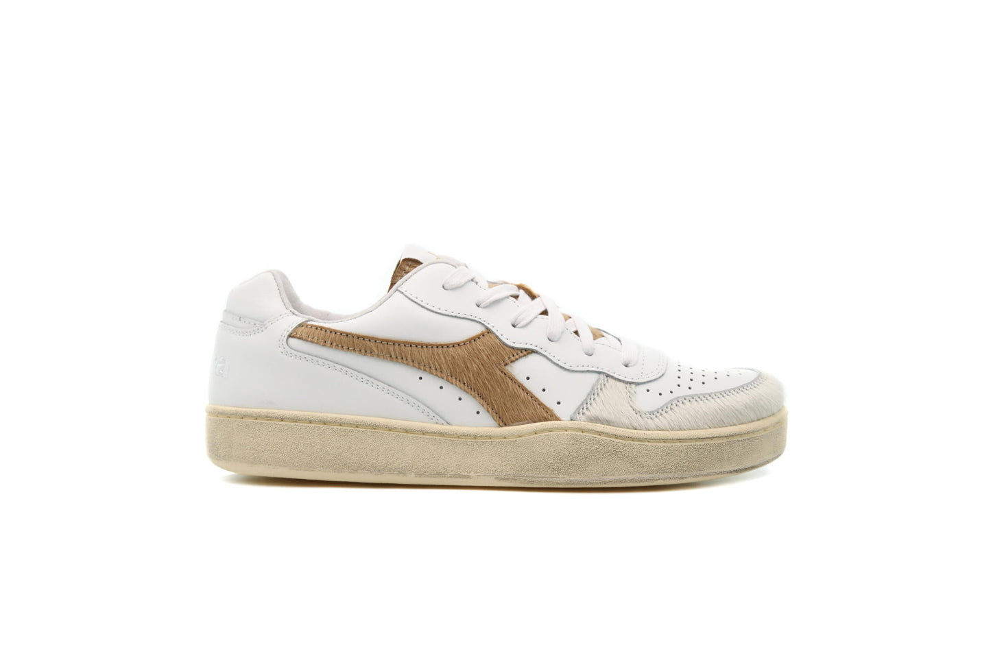 Exclusive Diadora x PAURA MI BASKET LOW HORSY "CROISSANT" — 1.5 — Front View