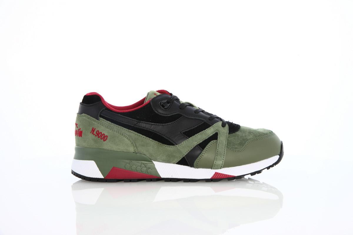 Exclusive Diadora N9000 Premium "Deep Lichen" — 1.5 — Front View