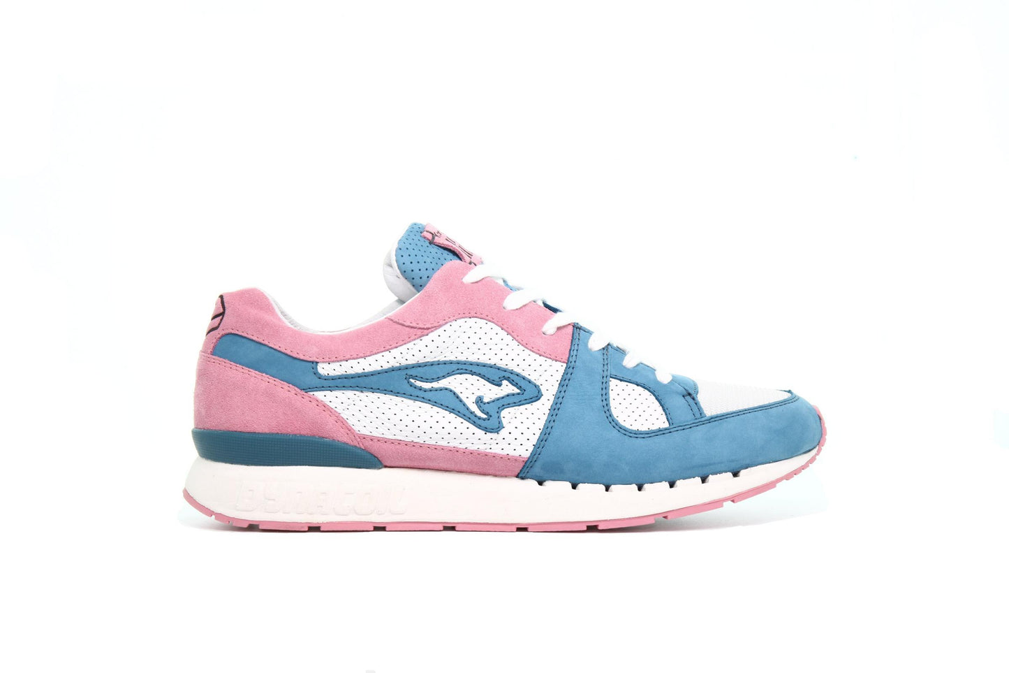Exclusive KangaROOS x Sneakerholics "Blue Toe" — 5 — Front View