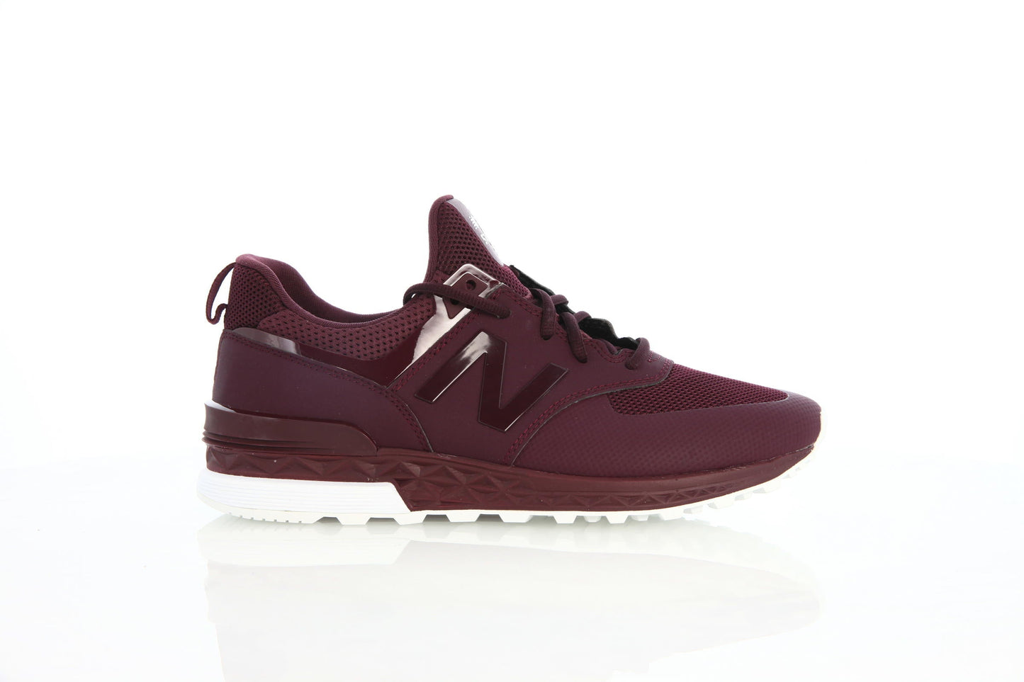 Exclusive New Balance MS 574 SBG "Hot Red" — 4 — Front View