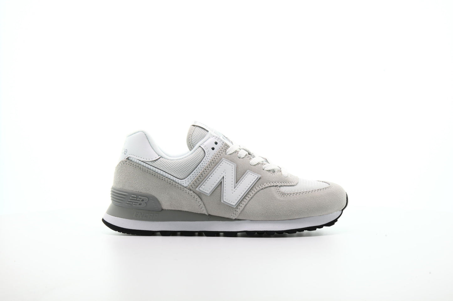 Exclusive New Balance WL 574 B EW "White" — 3 — Front View