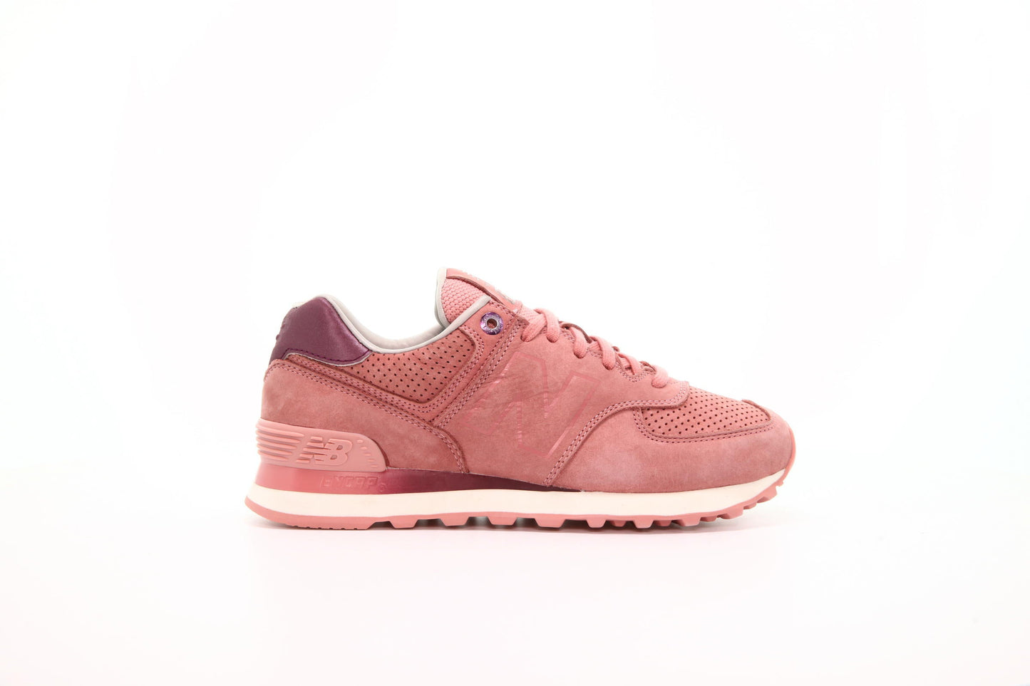 Exclusive New Balance WL 574G RY "Dusted Peach" — 3 — Front View