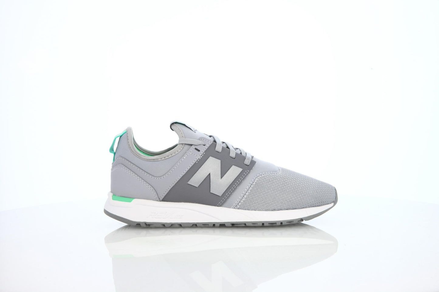 Exclusive New Balance WRL 247 FC "Silber Mink" — 3 — Front View