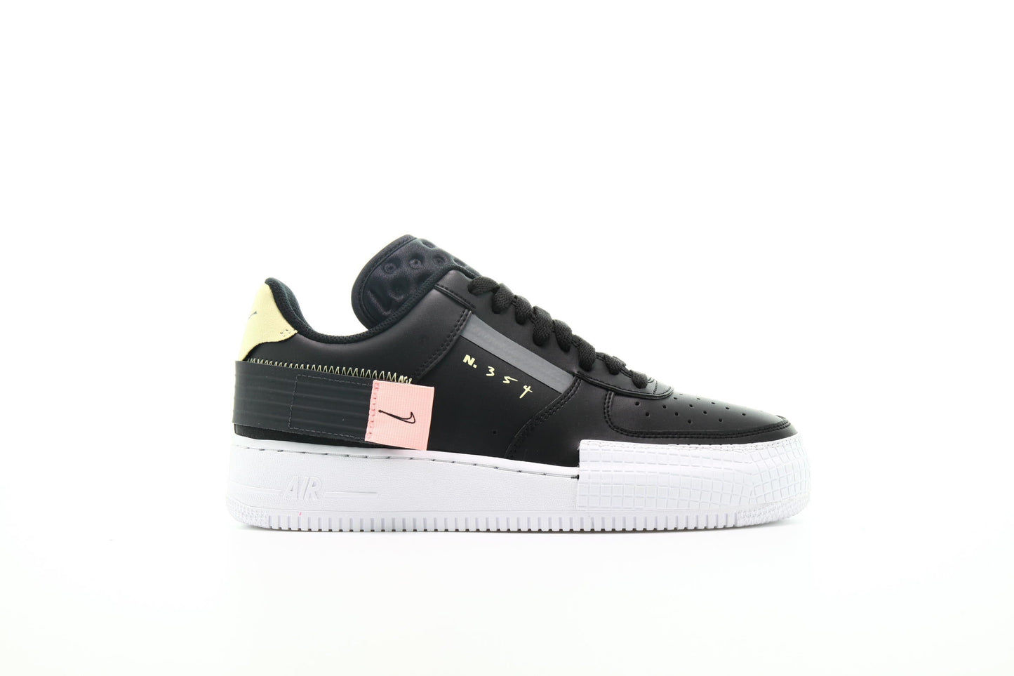 Exclusive Nike Air Force 1 Type "Black" — 3.5 — Front View