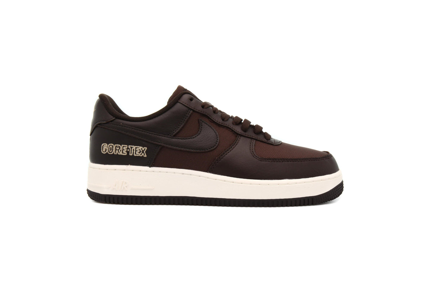 Exclusive Nike AIR FORCE 1 Gore-Tex "BAROQUE BROWN" — 3.5 — Front View