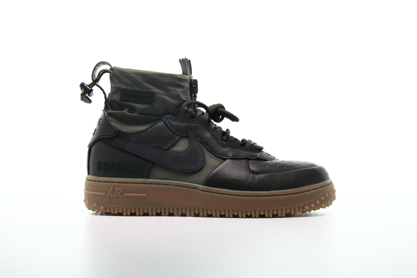 Exclusive Nike Air Force 1 Winter Gore Tex "Sequoia" — 3.5 — Front View