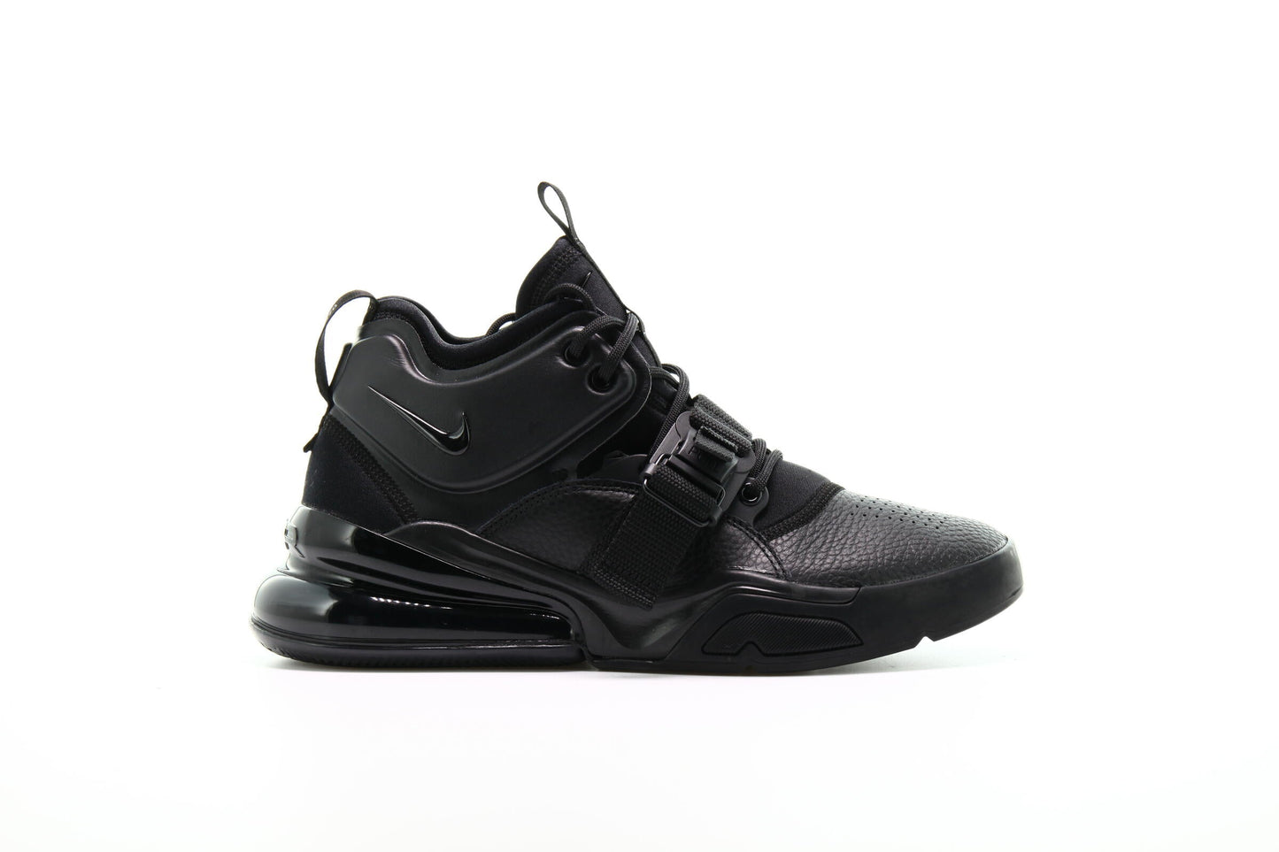 Exclusive Nike Air Force 270 "Triple Black" — 3.5 — Front View