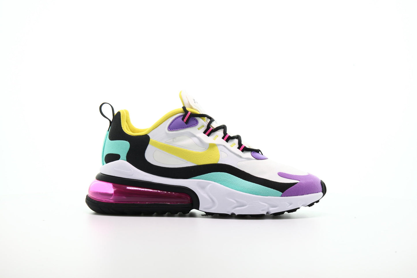 Exclusive Nike Air Max 270 React "Dynamic Yellow" — 3.5 — Front View