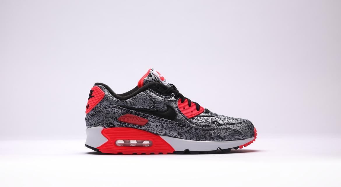 Exclusive Nike Air Max 90 "25th Anniversary" Silver — 3.5 — Front View