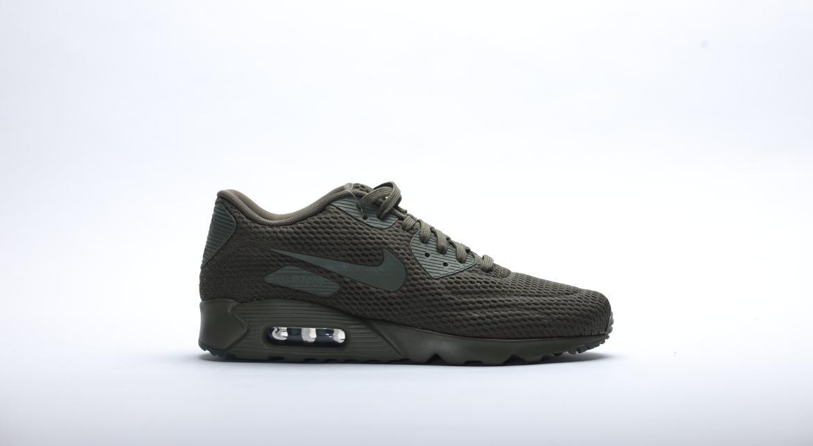 Exclusive Nike Air Max 90 Ultra Br "Medium Olive" — 3.5 — Front View