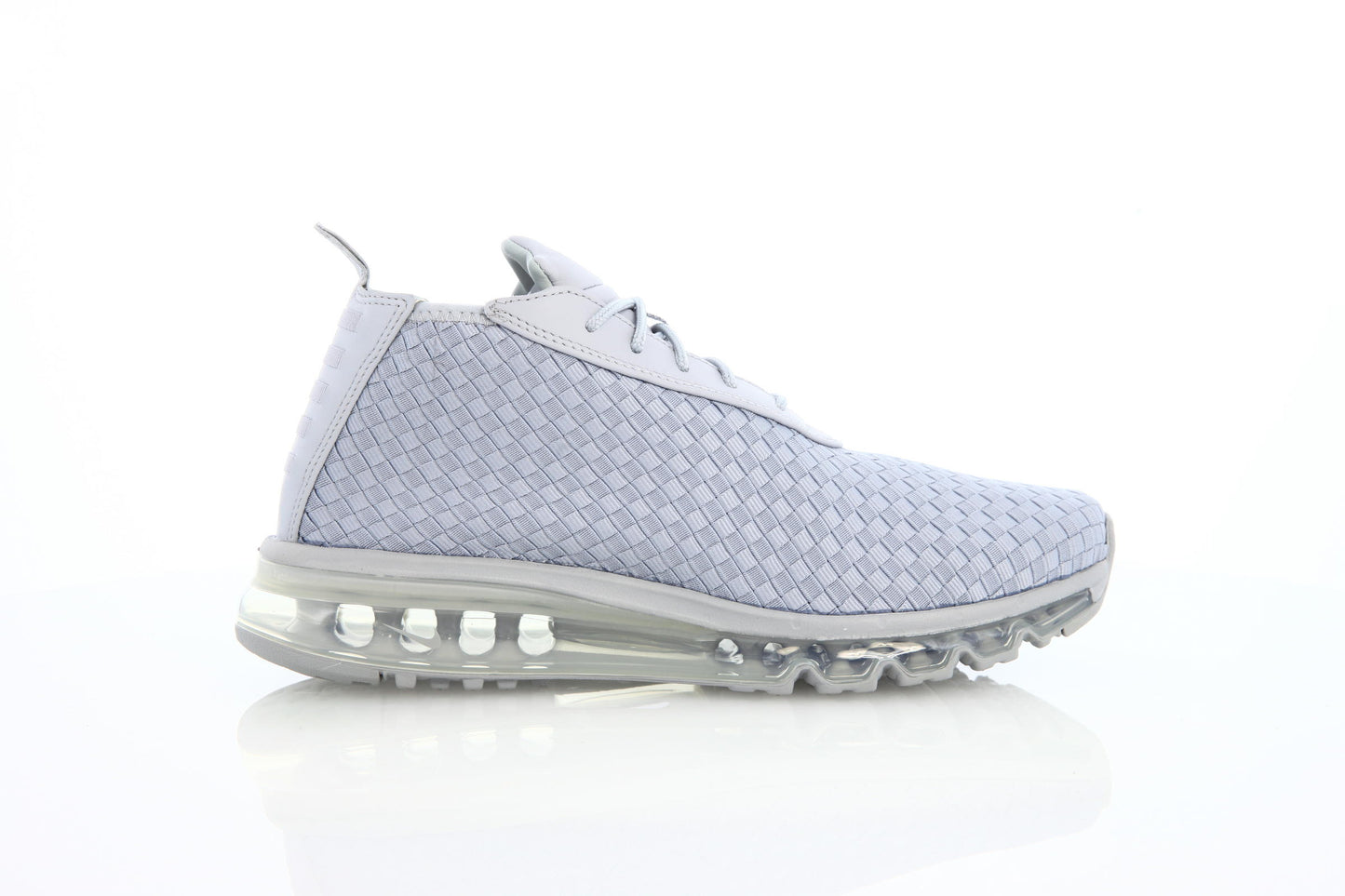 Exclusive Nike Air Max Woven Boot "Wolf Grey" — 3.5 — Front View