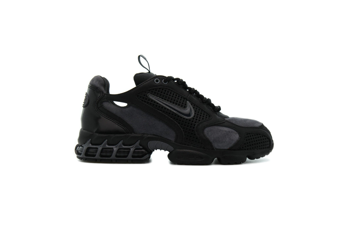 Exclusive Nike AIR ZOOM SPIRIDON CAGE 2 SE "BLACK" — 3.5 — Front View