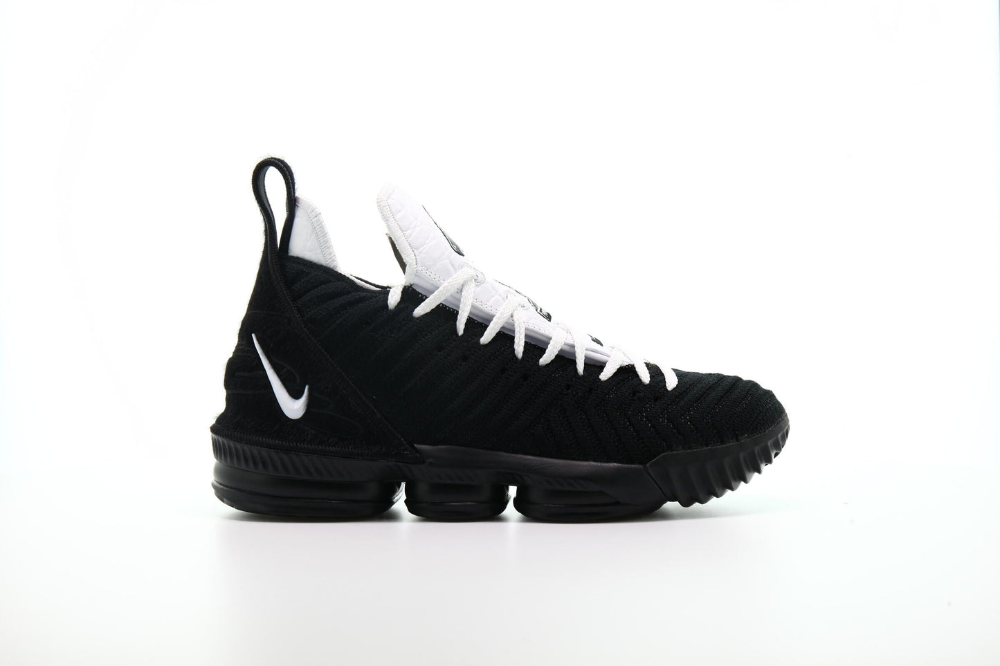 Exclusive Nike Lebron XVI "Black" — 3.5 — Front View