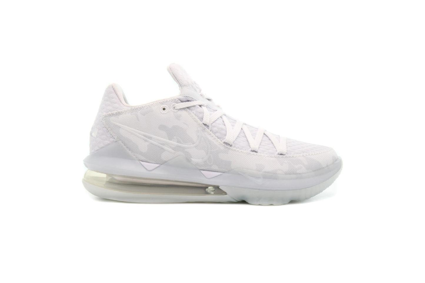Exclusive Nike LEBRON XVII LOW "WHITE" — 3.5 — Front View