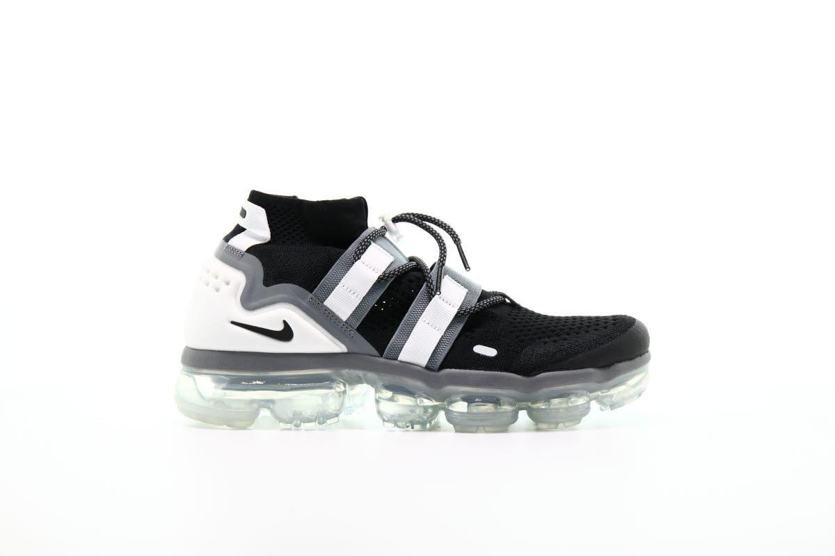 Exclusive Nike Air VaporMax Flyknit Utility "Black" — 3.5 — Front View