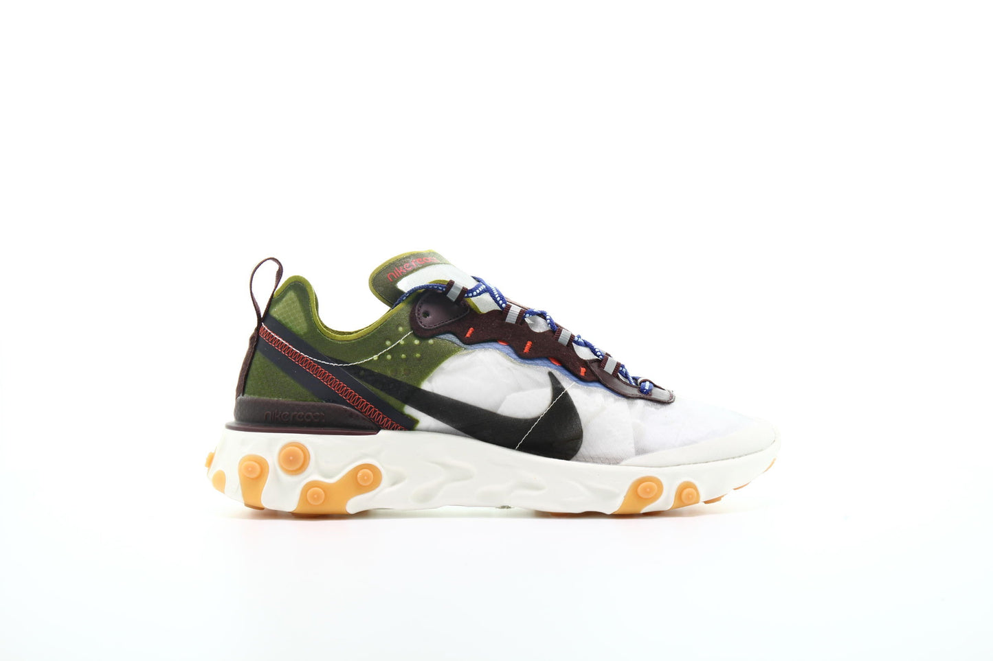 Exclusive Nike React Element 87 "Moss" — 3.5 — Front View