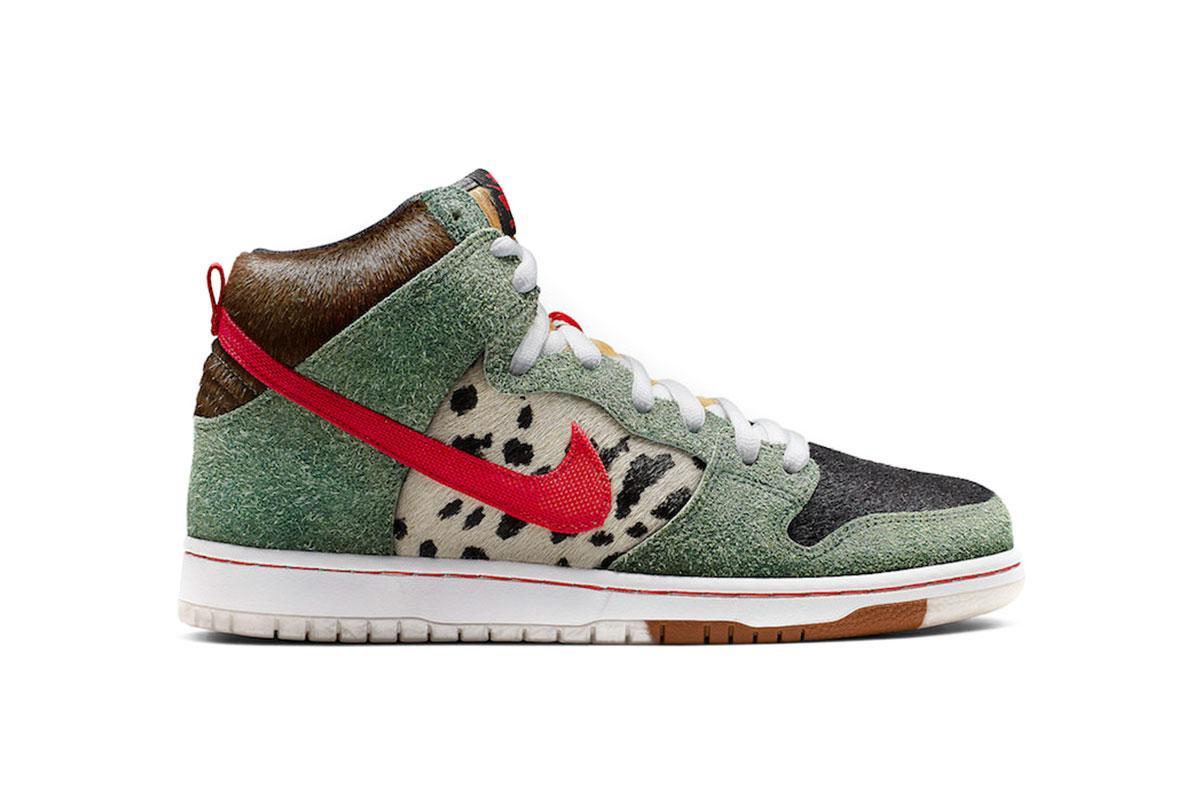 Exclusive Nike SB Dunk High Pro QS "Dog Walker" — 3.5 — Front View