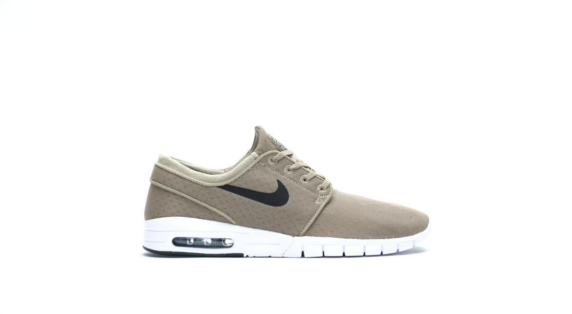 Exclusive Nike Stefan Janoski Max "Khaki" — 3.5 — Front View