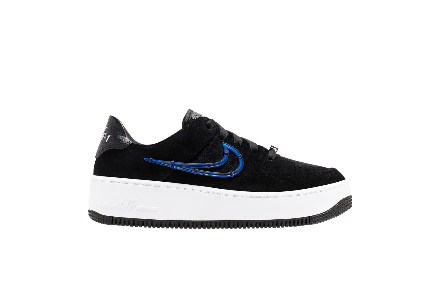 Exclusive Nike WMNS AF1 SAGE LOW LX "BLACK" — 5 — Front View