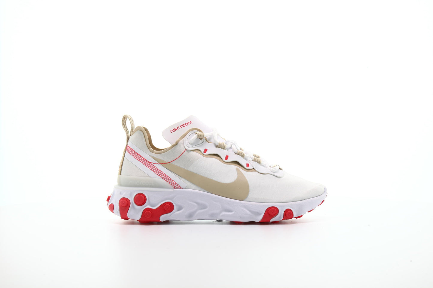 Exclusive Nike WMNS React Element 55 "White" — 5 — Front View