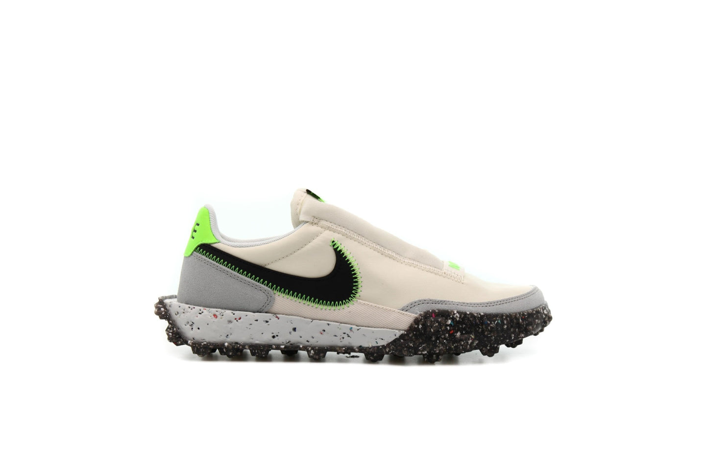 Exclusive Nike WMNS WAFFLE RACER CRATER "PALE IVORY" — 5 — Front View
