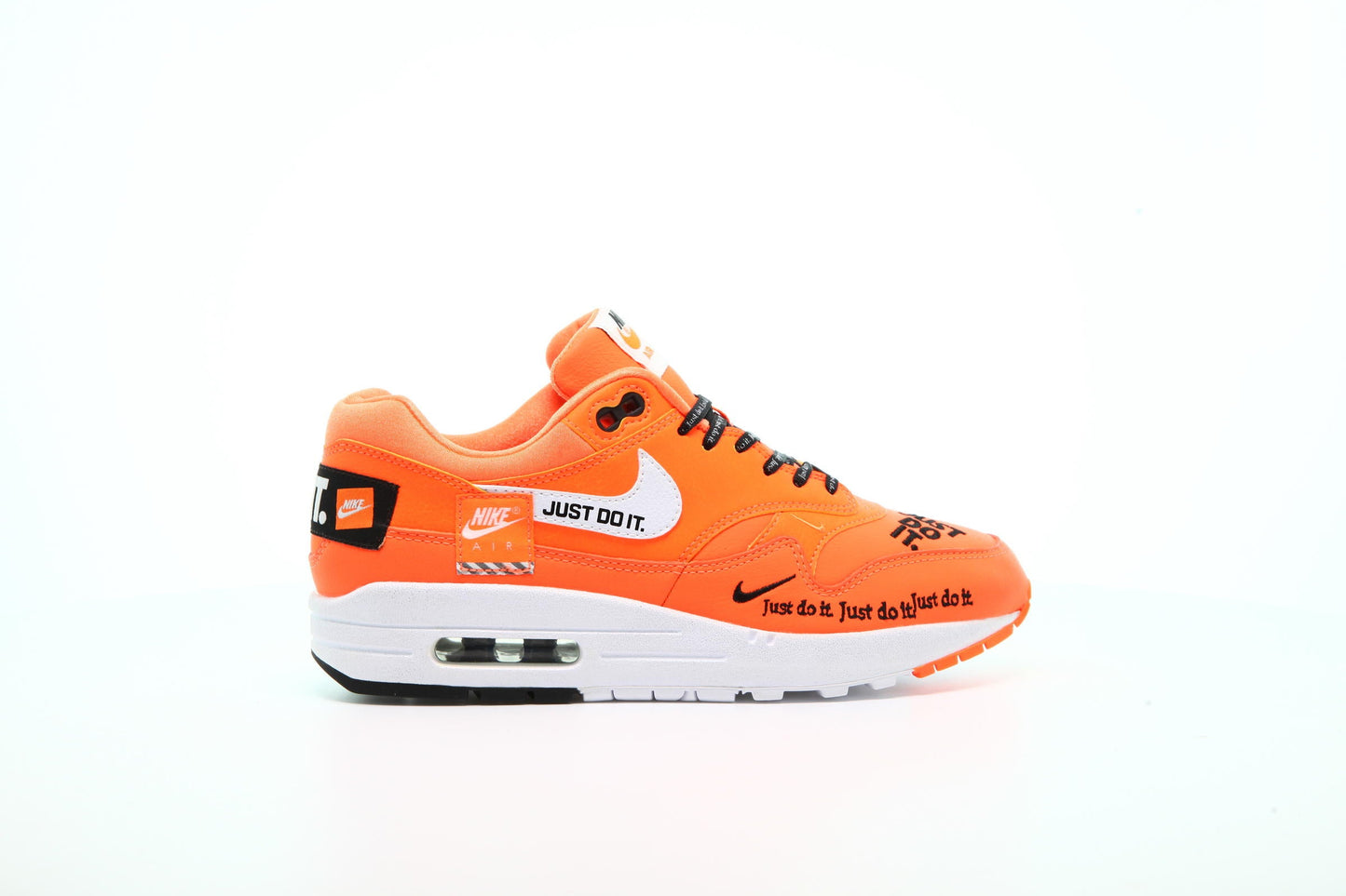 Exclusive Nike Wmns Air Max 1 Lx Just Do It "Total Orange" — 5 — Front View