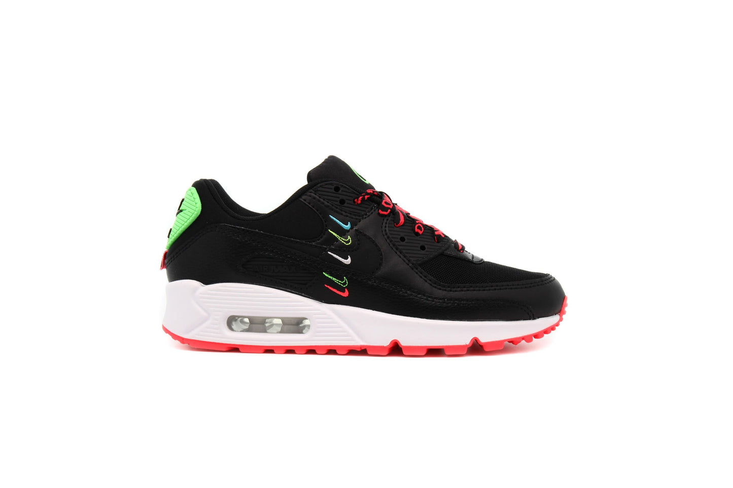 Exclusive Nike WMNS AIR MAX 90 WW "BLACK" — 5 — Front View