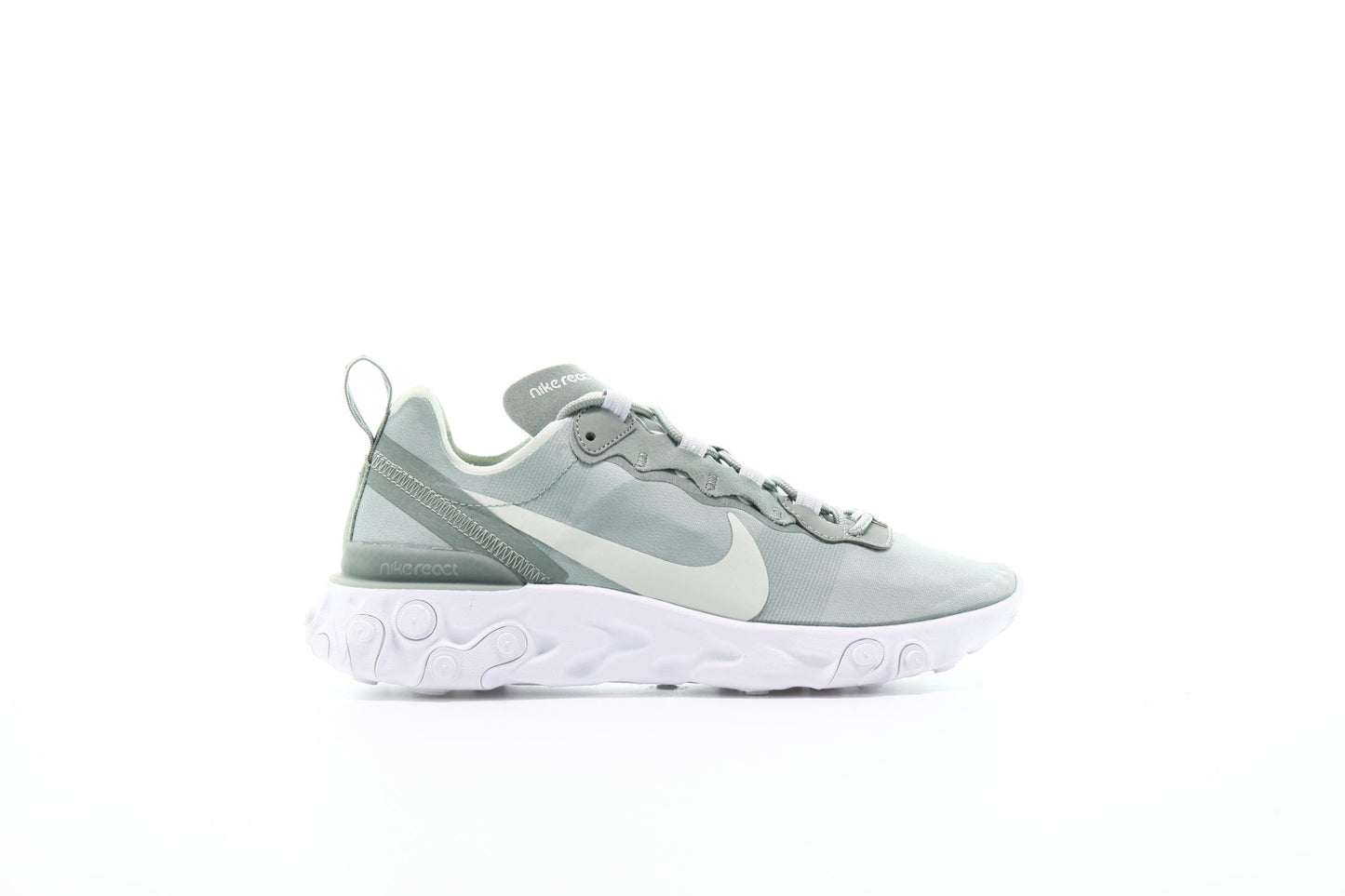 Exclusive Nike WMNS React Element 55 "Mica Green" — 5 — Front View