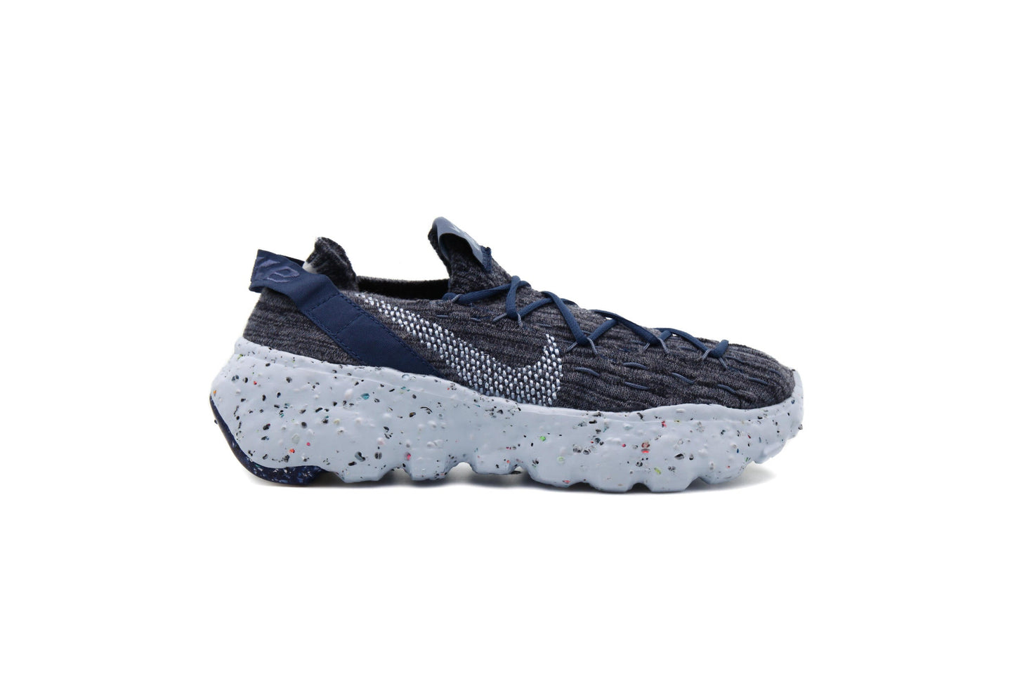 Exclusive Nike WMNS SPACE HIPPIE 04 "MYSTIC NAVY" — 5 — Front View