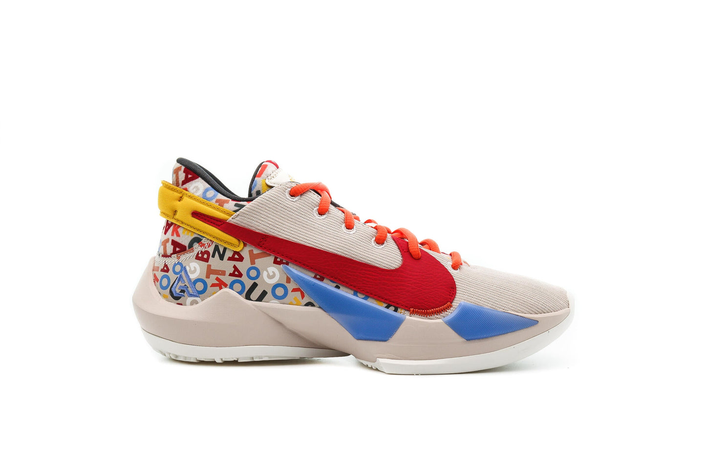 Exclusive Nike ZOOM FREAK 2 "ALPHABET SOUP" — 3.5 — Front View
