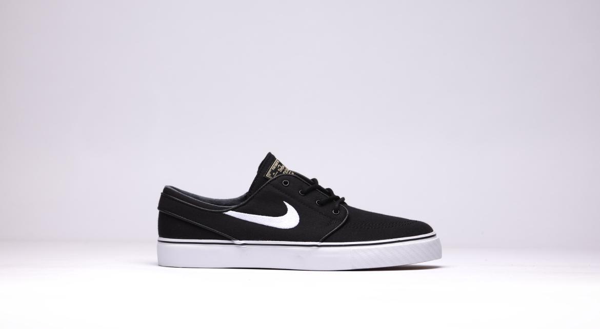 Exclusive Nike Zoom Stefan Janoski CNVS "Black" — 3.5 — Front View