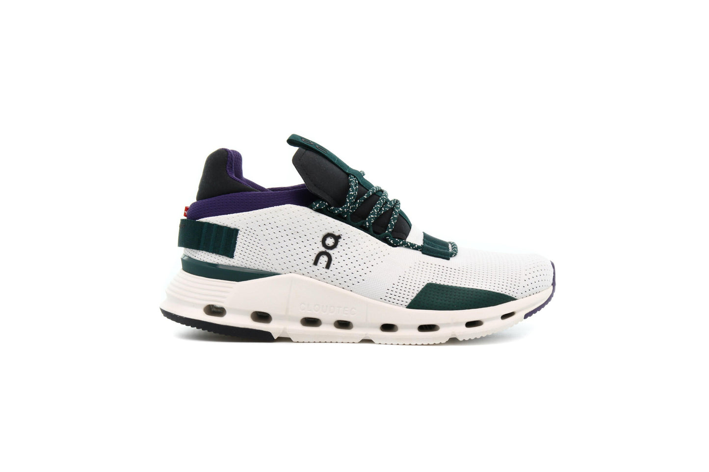 Exclusive ON Running WMNS CLOUDNOVA "WHITE" — 5 — Front View