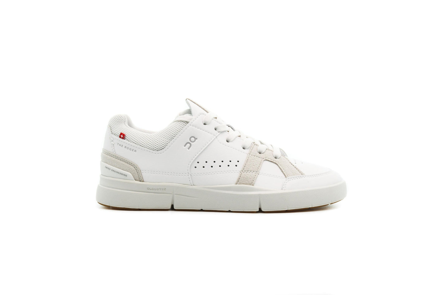Exclusive ON Running WMNS THE ROGER CLUBHOUSE "WHITE SAND" — 5 — Front View