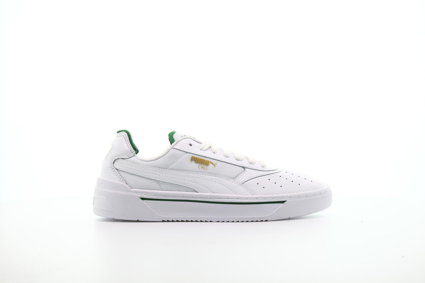Exclusive Puma Cali-0 "White-Amazon Green" — 4 — Front View