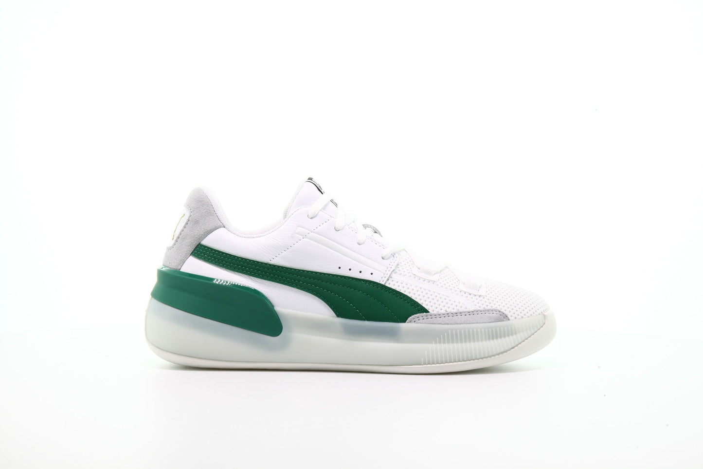 Exclusive Puma Clyde Hardwood "Power Green" — 4 — Front View