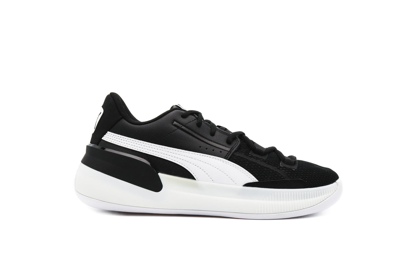 Exclusive Puma Clyde Hardwood Team "BLACK" — 4 — Front View