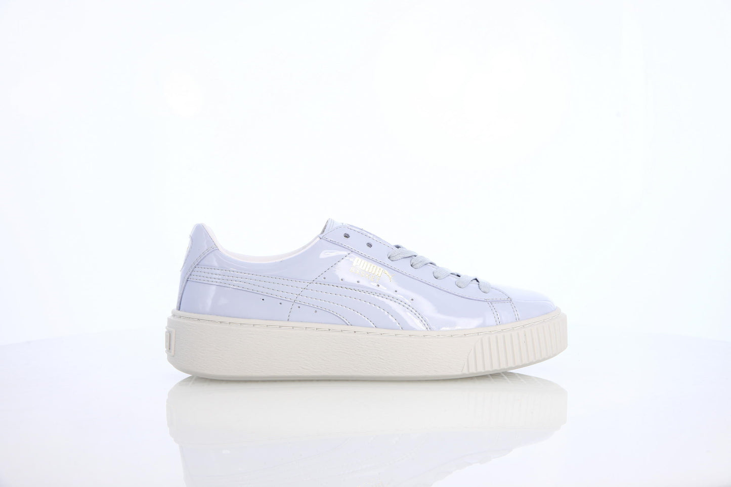 Exclusive Puma PLATFORM Patent Wn's "Halogen Blue" — 4 — Front View
