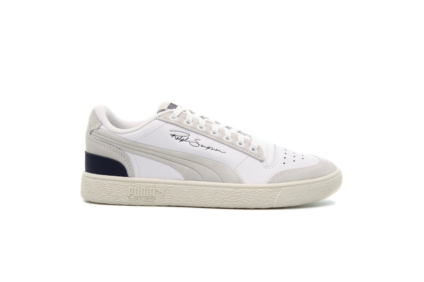 Exclusive Puma Ralph Sampson Lo PRM "WHITE" — 4.5 — Front View