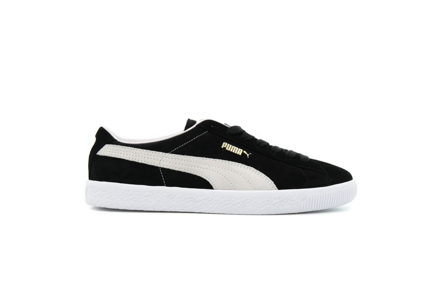 Exclusive Puma SUEDE VTG MII 1968 "BLACK" — 4.5 — Front View