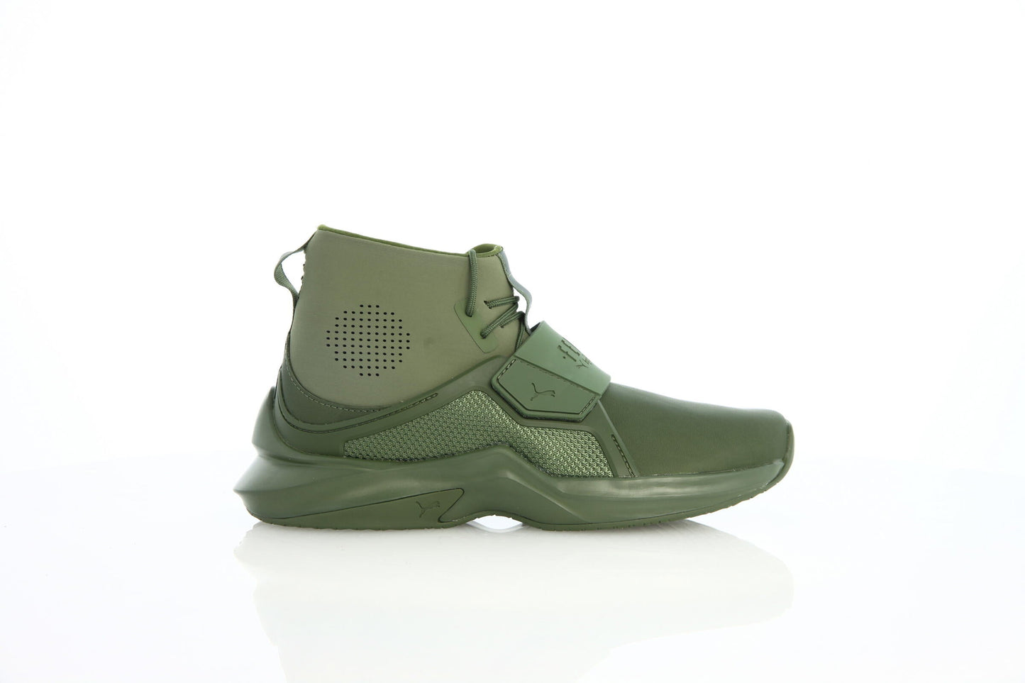 Exclusive Puma x Fenty The Trainer Hi "Cypress" — 4 — Front View