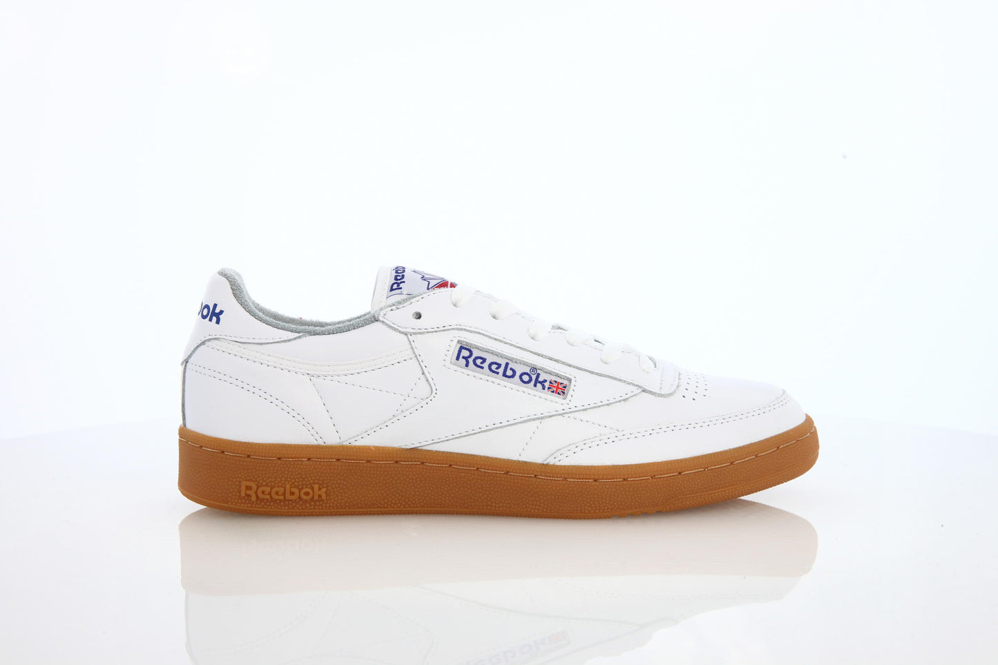 Exclusive Reebok Club C 85 Gum "Trace Blue" — 5 — Front View