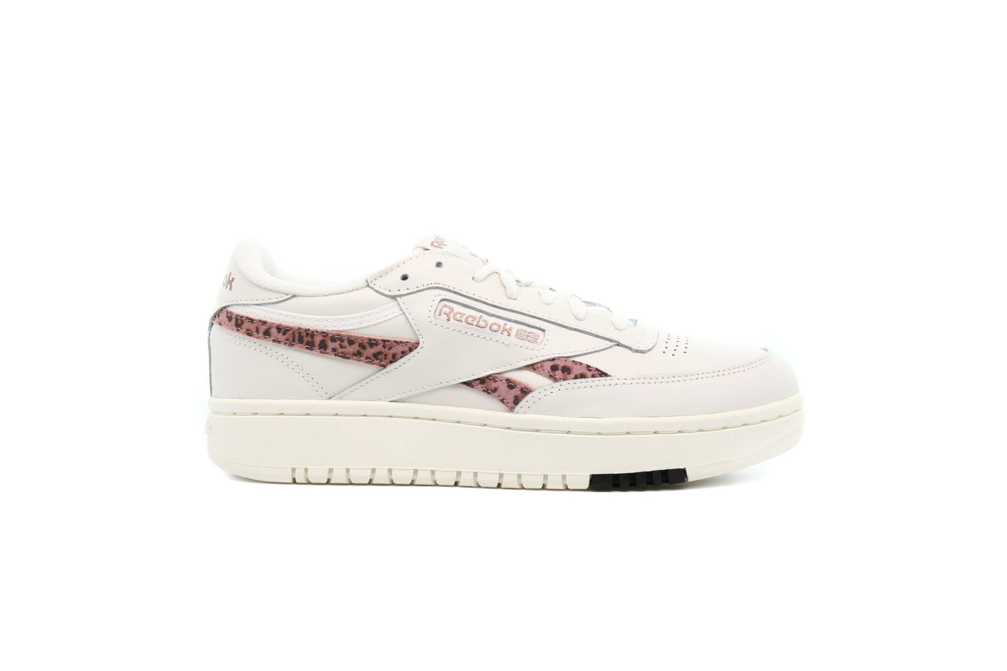 Exclusive Reebok WMNS CLUB C DOUBLE "CHALK" — 5 — Front View