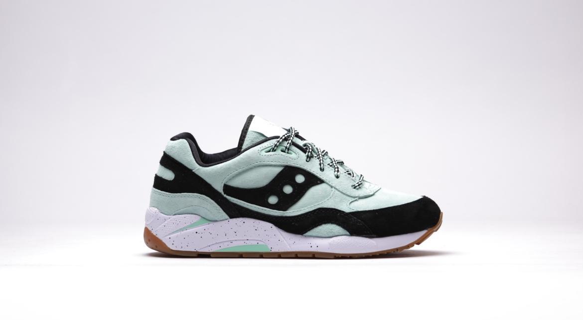 Exclusive Saucony G9 Shadow 6 "Scoops Pack Green" — 4.5 — Front View