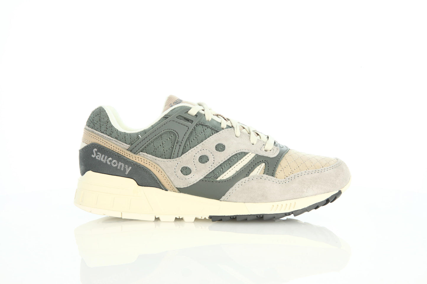 Exclusive Saucony Grid Sd Quilted "Tan" — 4.5 — Front View