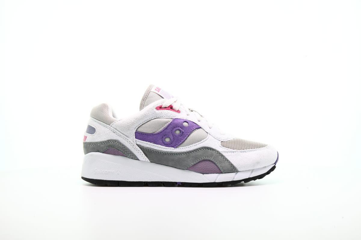 Exclusive Saucony Shadow 6000 "White" — 4.5 — Front View